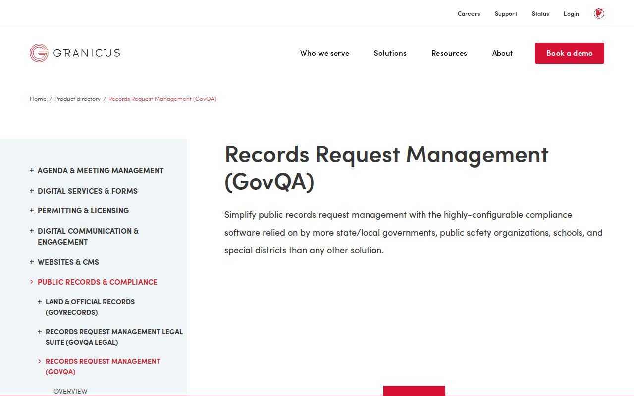 Online FOIA request center for Ingham County warrant records requests