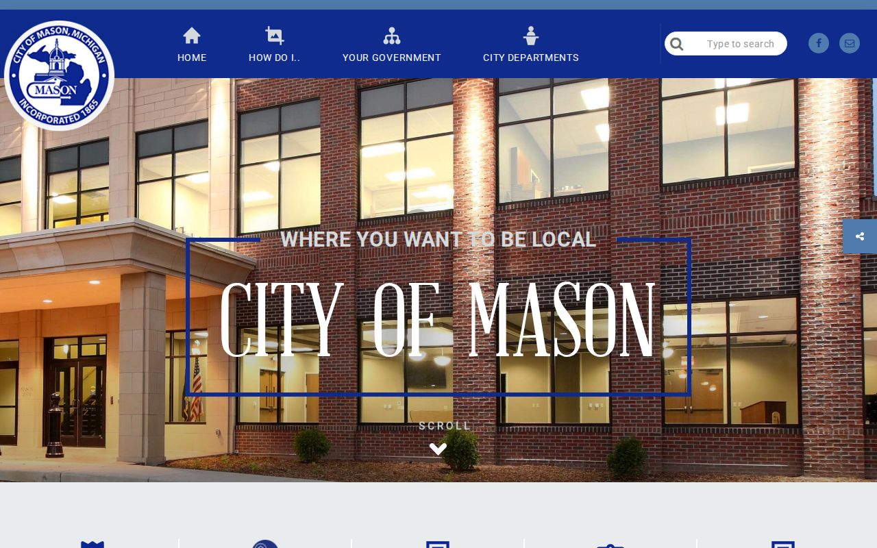 City of Mason official site for the Ingham County seat and its courts